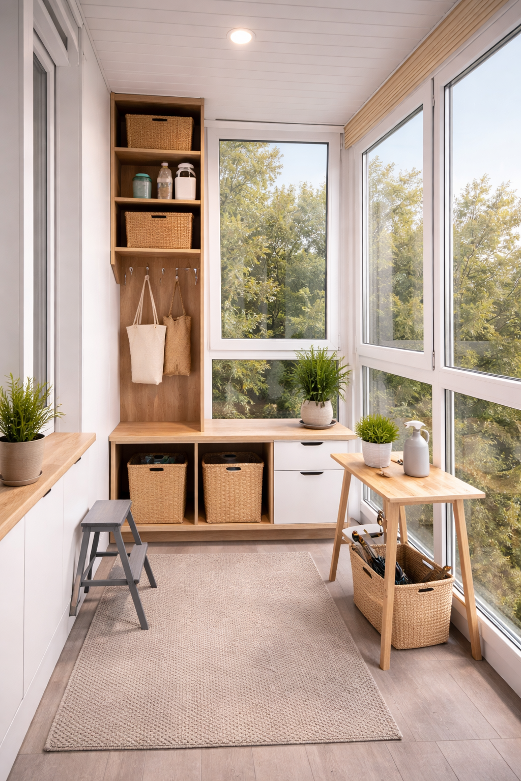 Балкон с хранением