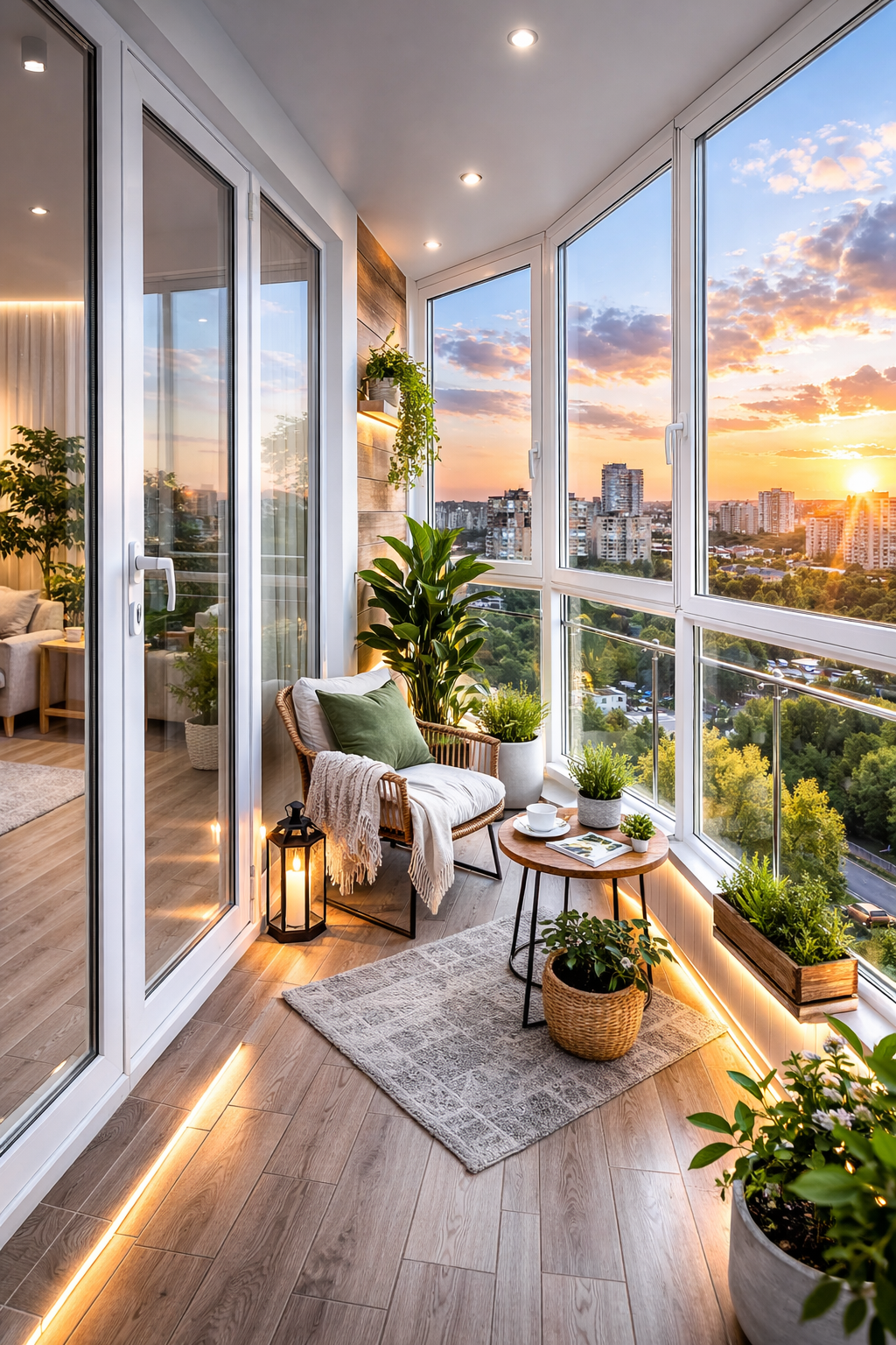 Панорамный балкон