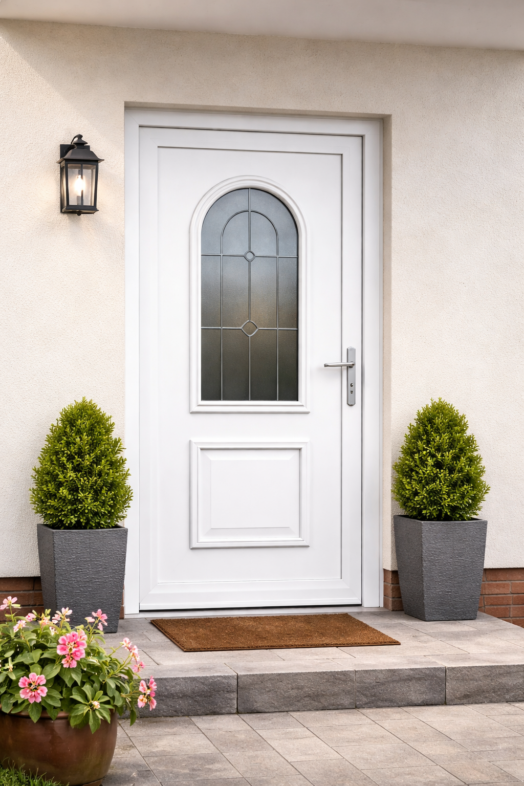 Входные пластиковые двери