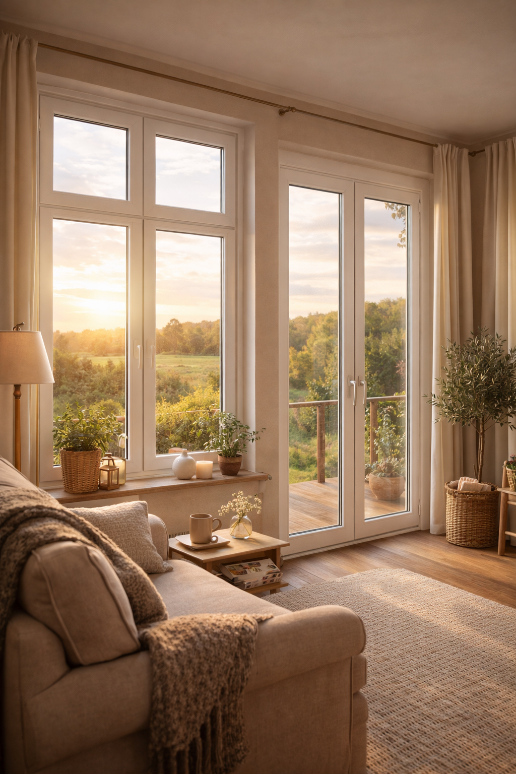 Окна для коттеджа и дачи